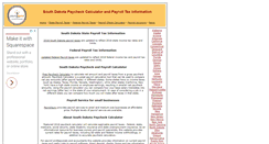 Desktop Screenshot of payrollsouthdakota.com